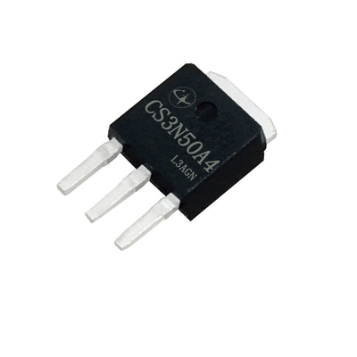 3A 500V 2.85Ω TO-251 고전력 MOSFET 산업용 멀티스케인 N 채널 모스