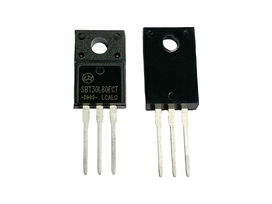 30A80V SBT30L80FCT TO-220F 전원 공급 장치용 고효율 낮은 VF 쇼트키 다이오드