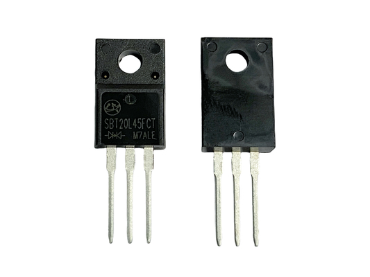 20A45V SBT20L45FCT TO-220F 수정기 및 어댑터용 낮은 VF 쇼트키 다이오드