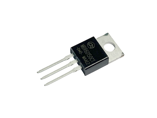 60A150V TO-220AB 빠른 전환 속도 MBR60150CT와 함께 Schottky 장벽 다이오드
