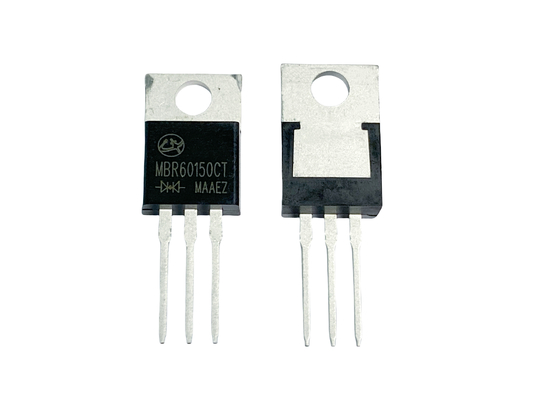 60A150V TO-220AB 빠른 전환 속도 MBR60150CT와 함께 Schottky 장벽 다이오드