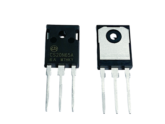 20A650V CS20N65A6 N 채널 고전압 MOSFET 100% 계곡 테스트