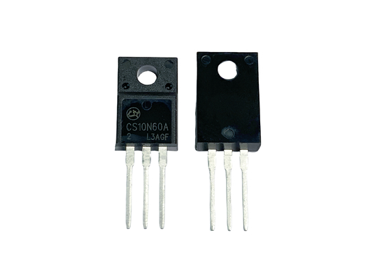 10A600V CS10N60A2 TO-220F 낮은 저항 모터 제어 산업용 고전압 모스페트