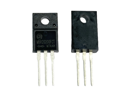 20A 200V 쇼트키 다이오드 및 모터 드라이브 MBR20200FCT를 위한 낮은 VF 전압