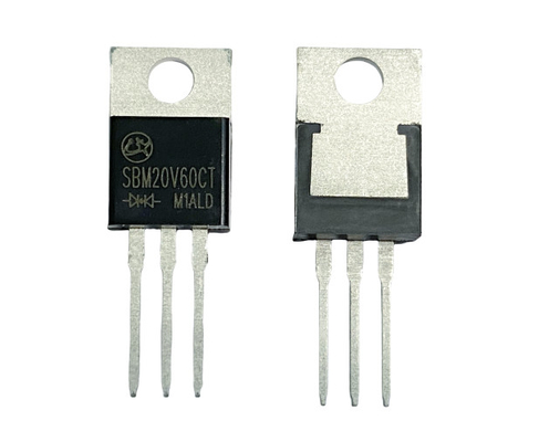 스위칭 속도 LED 조명용 낮은 VF Schottky 다이오드 SBM20V60CT ROHS
