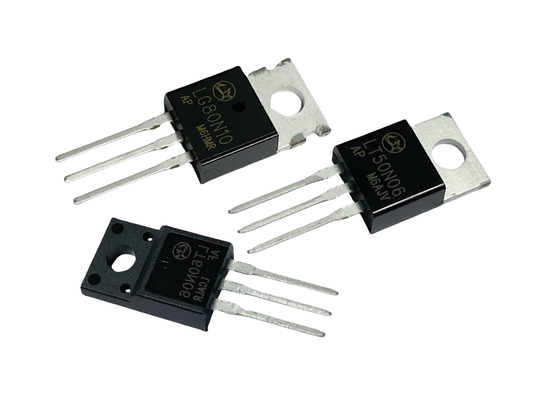 실리콘 소재와 RoHS 인증을 가진 100V 저전압 MOSFET